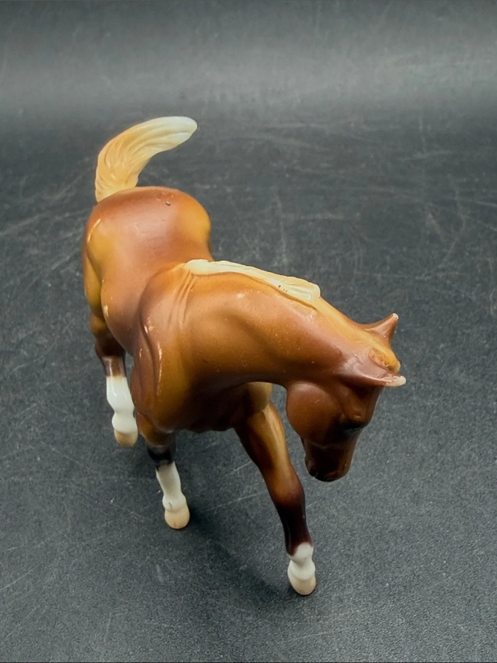 1999 Vintage Breyer Stablemates Quarter Chestnut Horse Figure Equestrian Toy